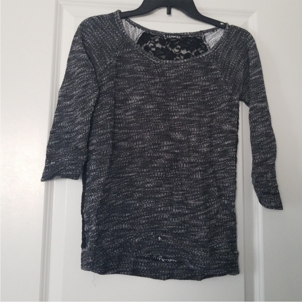 Express lace-back top